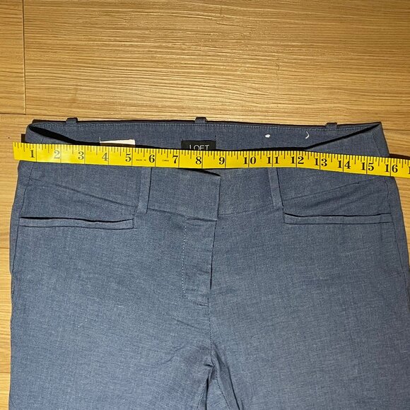 Loft Marisa The Riveria Blue Pant Size 6 - Picture 11 of 11